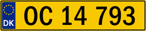 Truck License Plate